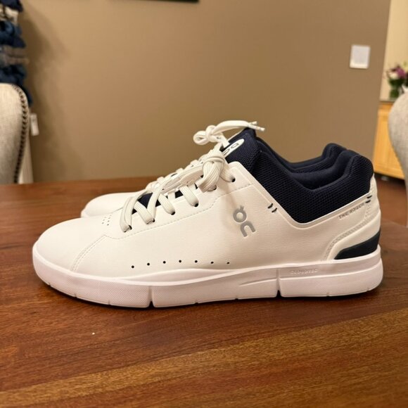 On Running The Roger Advantage White Midnight Men’s Size 12 Shoes NWT - Picture 4 of 6